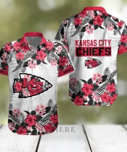 Chiefs Hawaiian Shirt Tropical Floral Pattern KC Chiefs Gift