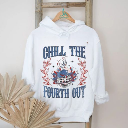 Chill The Fourth Out Vintage Cowgirl 4th Of July Shirt
