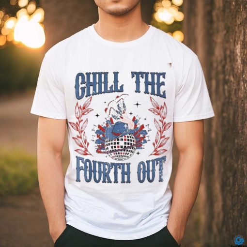 Chill The Fourth Out Vintage Cowgirl 4th Of July Shirt