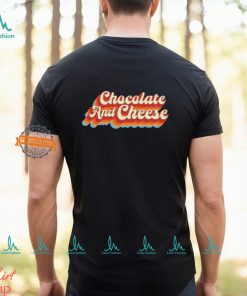 Chocolate & Cheese Script Shirt