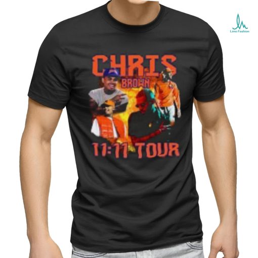 Chris Brown 11 11 Tour Collage T Shirt