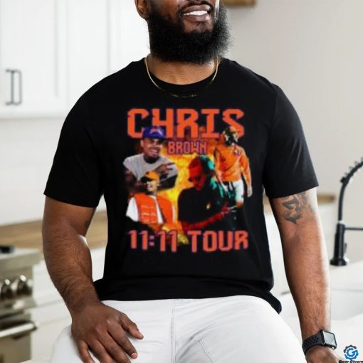 Chris Brown 11 11 Tour Collage T Shirt