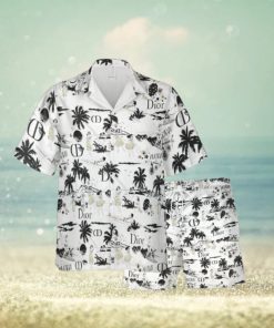 Christian Dior Palm Tree Luxury Summer Hawaiian Shirt