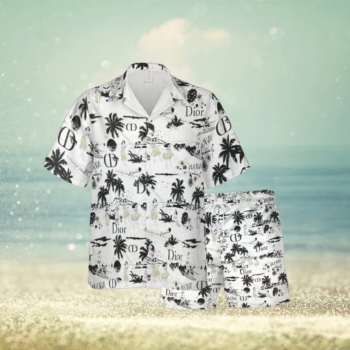 Christian Dior Palm Tree Luxury Summer Hawaiian Shirt