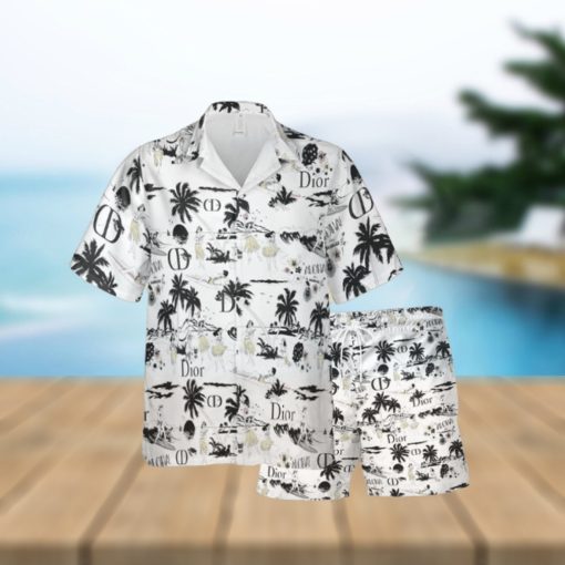 Christian Dior Palm Tree Luxury Summer Hawaiian Shirt