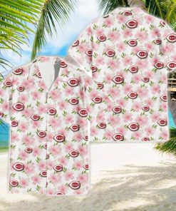 Cincinnati Reds Light Pink Hibiscus Cute Summer Gift For Men And Women Hawaiian Shirt