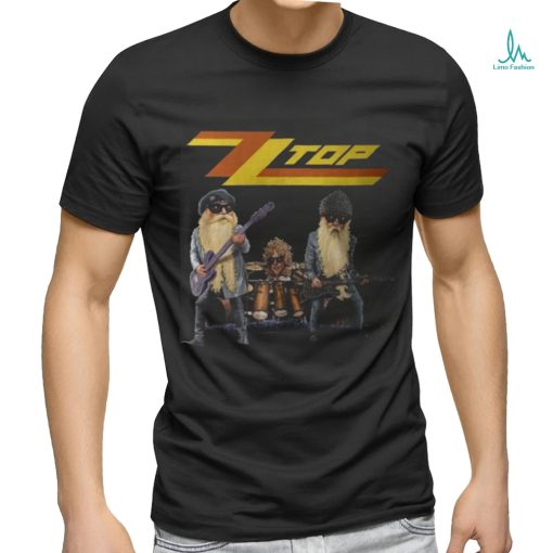 Classic ZZ Top Rock Band funny t shirt
