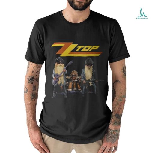 Classic ZZ Top Rock Band funny t shirt