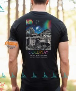 ColdPlay Music Of The Spheres Tour 2024 Olympic Stadium Athens GRC Shirt