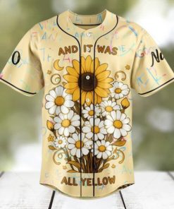 Coldplay And It Was All Yellow Custom Baseball Jersey