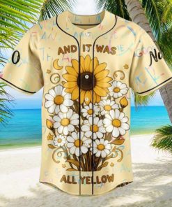 Coldplay And It Was All Yellow Custom Baseball Jersey