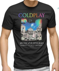 Coldplay Bucharest June 2024 Music Of The Spheres Limited Edition Tour Shirt