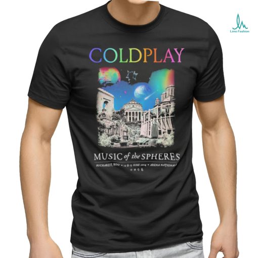 Coldplay Bucharest June 2024 Music Of The Spheres Limited Edition Tour Shirt