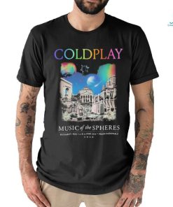 Coldplay Bucharest June 2024 Music Of The Spheres Limited Edition Tour Shirt