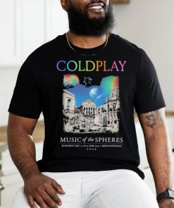 Coldplay Bucharest June 2024 Music Of The Spheres Limited Edition Tour Shirt