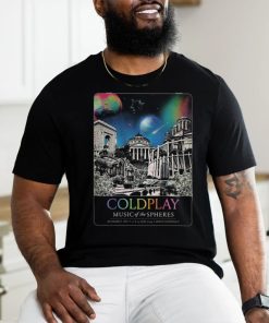 Coldplay Bucharest June 2024 Music Of The Spheres Tour Poster Shirt