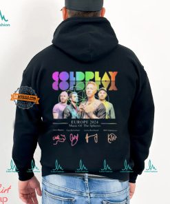 Coldplay Europe 2024 Music Of Sphere Schedule Fan Signatures shirt