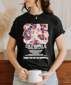 Cole Hamels Philadelphia Phillies 2006 2015 thank you for the memories shirt