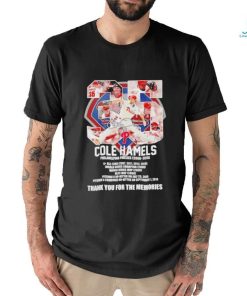 Cole Hamels Philadelphia Phillies 2006 2015 thank you for the memories shirt