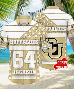 Colorado Buffaloes Personalized Name And Number Hawaiian Shirt Short For Fans