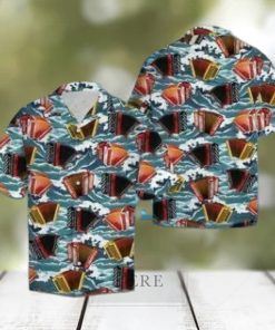 Colorful Accordion Hawaiian Shirts