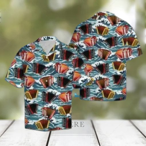 Colorful Accordion Hawaiian Shirts