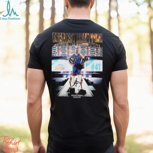 Congrats to nikola jokic has been picked 41st by denver nuggets at 2024 nba draft shirt