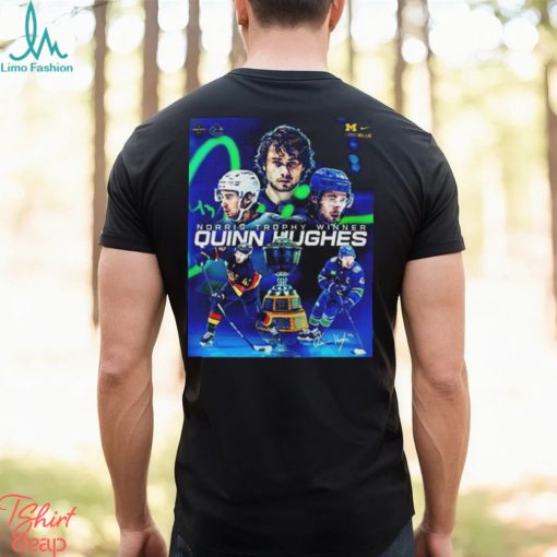 Congrats to quinn hughes has been winning the norris trophy champions 2024 shirt