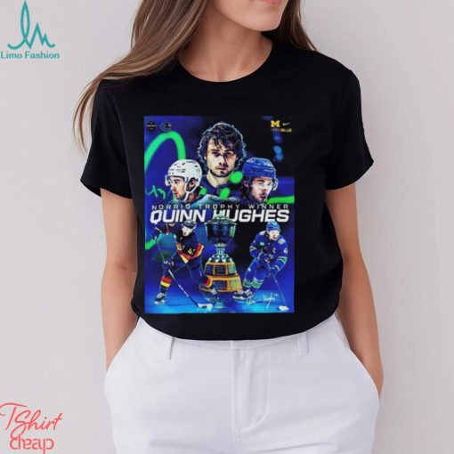 Congrats to quinn hughes has been winning the norris trophy champions 2024 shirt