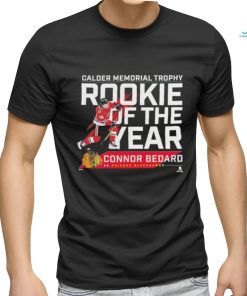 Connor Bedard Chicago Blackhawks 2024 Calder Memorial Trophy Winner T Shirt