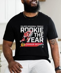Connor Bedard Chicago Blackhawks 2024 Calder Memorial Trophy Winner T Shirt