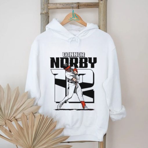 Connor Norby 12 Baltimore Orioles baseball graphic shirt