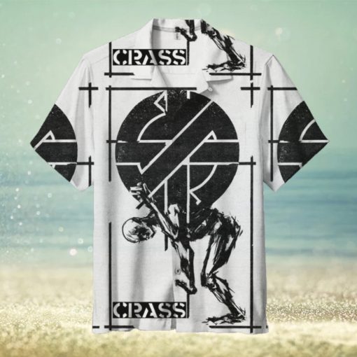 Crass Rock Band Logo Short Sleeve Hawaiian Shirt