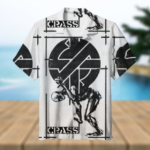 Crass Rock Band Logo Short Sleeve Hawaiian Shirt