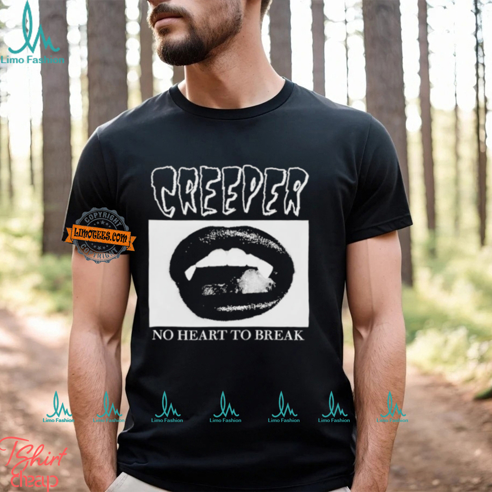 Creepercult Creeper Fangs No Heart To Break T Shirt Creepercult Creeper Fangs No Heart To Break T Shirt