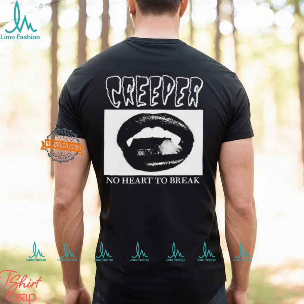 Creepercult Creeper Fangs No Heart To Break T Shirt Creepercult Creeper Fangs No Heart To Break T Shirt