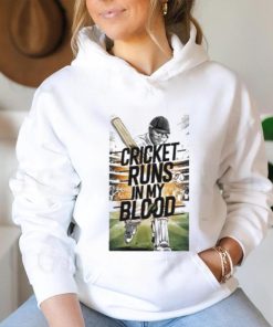 Cricket Runs In My Blood T Shirt