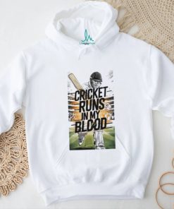 Cricket Runs In My Blood T Shirt