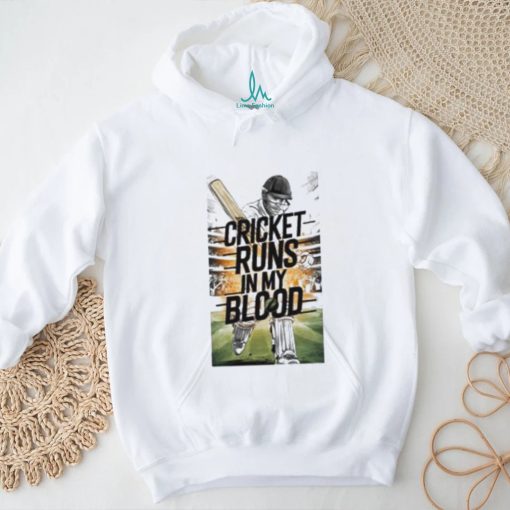 Cricket Runs In My Blood T Shirt
