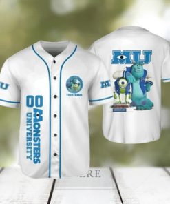 Custom Disney Monsters Inc University Baseball Jersey