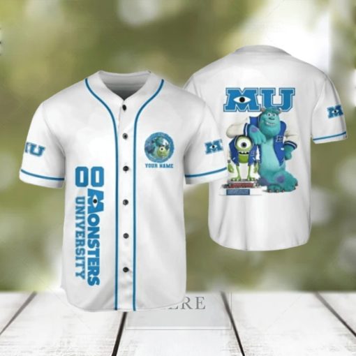 Custom Disney Monsters Inc University Baseball Jersey