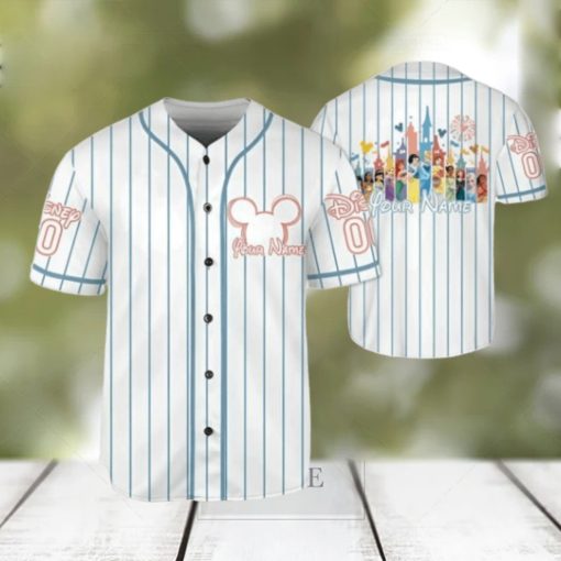 Custom Disneyland Princess Jersey Baseball Team Jersey Princess Eras Jersey