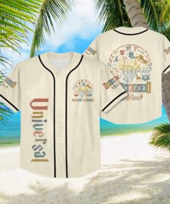 Custom Vintage Universal Studio Characters Baseball Jersey