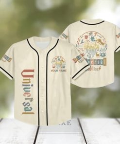 Custom Vintage Universal Studio Characters Baseball Jersey