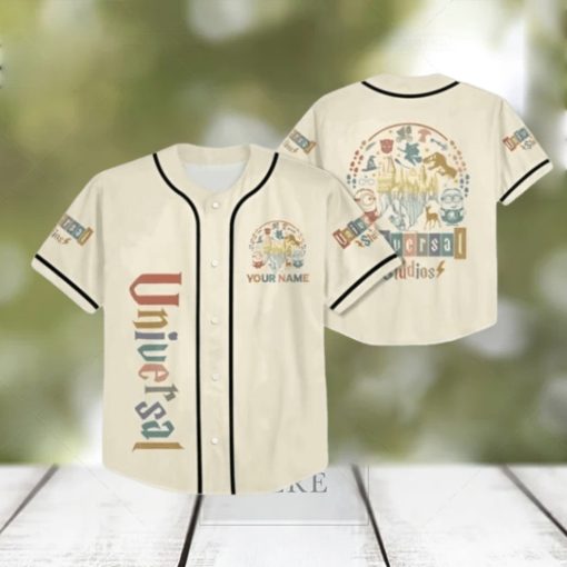 Custom Vintage Universal Studio Characters Baseball Jersey