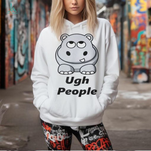 Cute Hippo T Ugh People Eye Rolling Hippo T Shirt