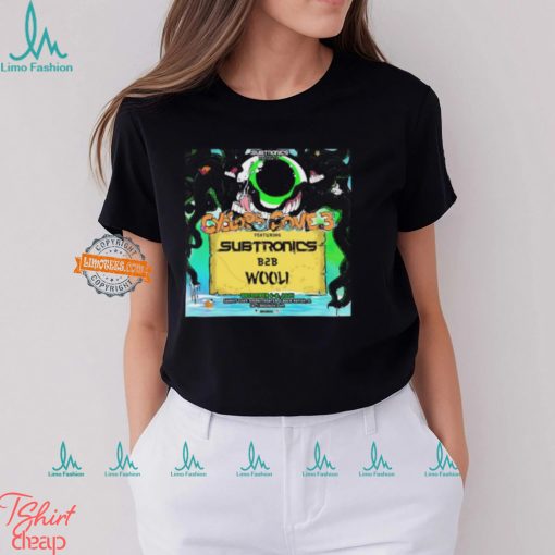 Cyclops Cove 3 World Premier Subtronics B2B Wooli On December 6 8 2024 At Sunset Cove Amphitheater In Boca Raton FL T Shirt