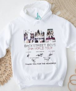 DNA Backstreet Boys DNA World Tour Thank You For The Memories T Shirt