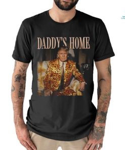 Daddy's Home Trump Shirt Trump 2024 Leopard Funny MAGA T Shirt