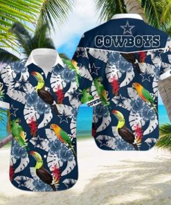 Dallas Cowboys Parrots and Toucans Hawaiian Shirt